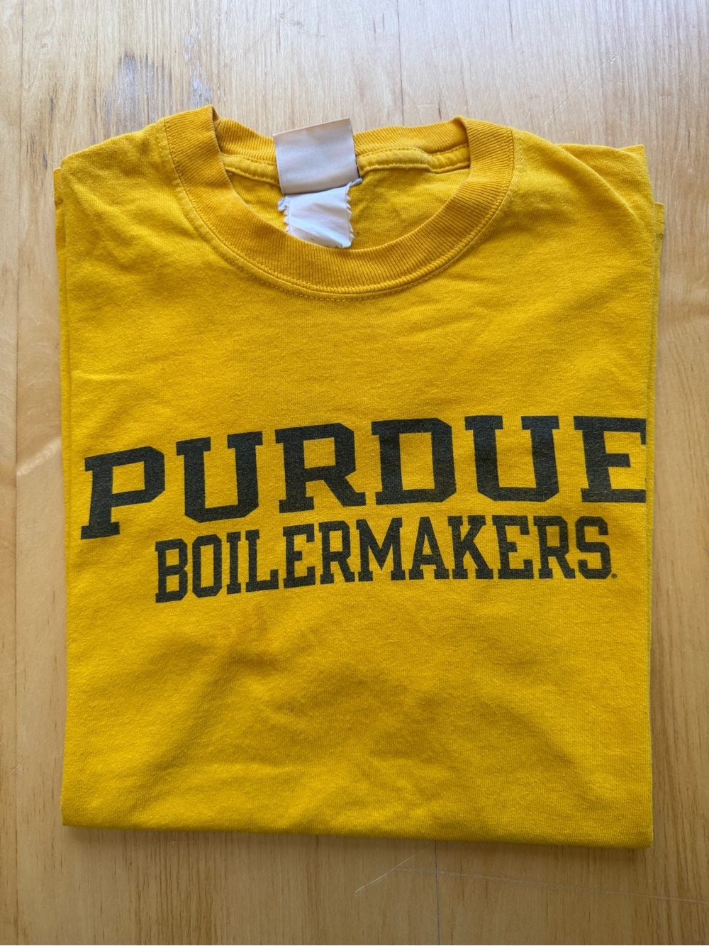 Red Oak Purdue Boilermakers Gold Graphic Tee Men’s Medium